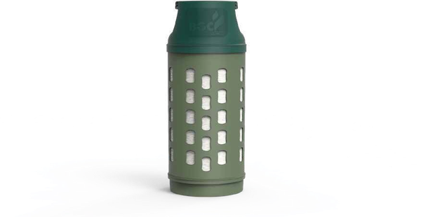 BGC translucent composite cylinder showing gas level window