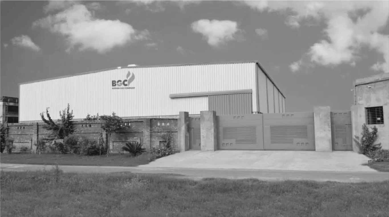 Burhan Gas Company manufacturing facility in Gujranwala, Pakistan